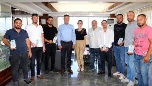 Orman yangınlarının söndürülmesine katkı sağlayan firmalara plaket