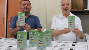 Saruhanlı'da belediye çocuklara süt dağıtımına başladı