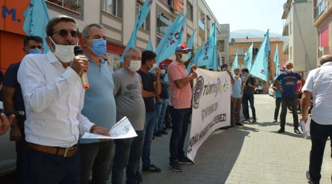 TÜMTİS'ten Manisa'da eylem