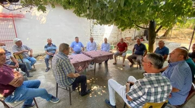 Turgutlu'da CHP'lilerin mahalle ziyaretleri hızlandı