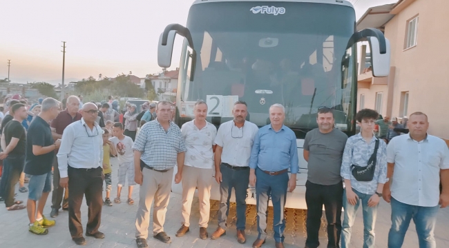 Vatandaşları Başkan Bilgin uğurladı