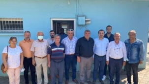 Ziyarette çiftçilerin sorunları masaya yatırıldı