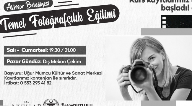 Akhisar belediyesi beş dalda kurs açıyor