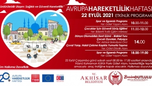  Akhisar'da Avrupa hareketlilik haftası başlıyor