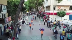 Alaşehir'de kelter çekme yarışmasında renkli görüntüler