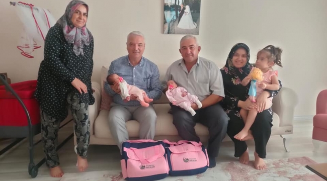 Başkan Bilgin'den 'hoş geldin bebek' ziyareti