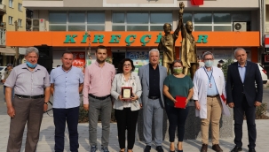 Başkan Bilgin'i duygulandıran sağlıkçı anıtı açılışı