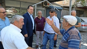 Başkan Dutlulu esnaflarla buluştu, muhtarları dinledi