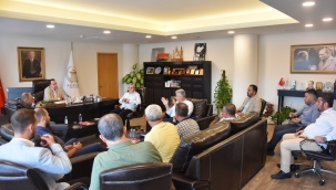 Başkan Dutlulu müteahhitlerle buluştu