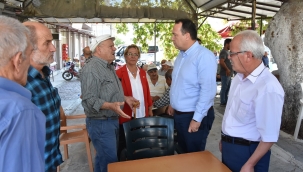 Başkan Dutlulu ,zeytinliova'da