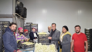 Başkan Öküzcüoğlu ,işçileri ziyaret etti