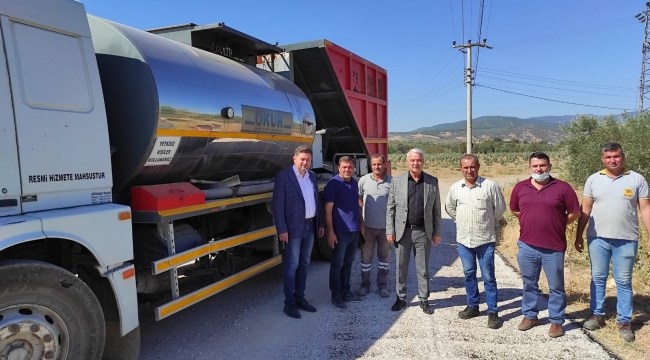 Büyükbelen'de asfalt çalışması başladı