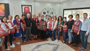 CHP'li kadın kolları Bilgin'i ziyaret etti