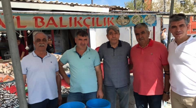 CHP'liler balıkçıları ziyaret etti