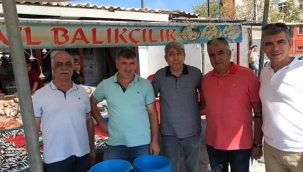 CHP'liler balıkçıları ziyaret etti