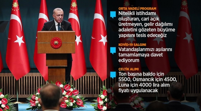 Cumhurbaşkanı Erdoğan'dan önemli açıklamalar