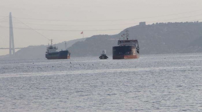 İstanbul'da Türk ve Rus gemileri çarpıştı