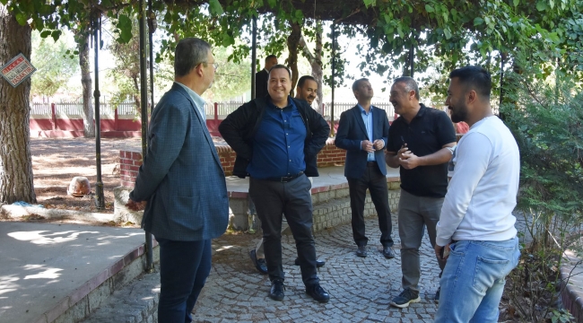 Kayalıoğlu'nda parkta yeni düzenleme 