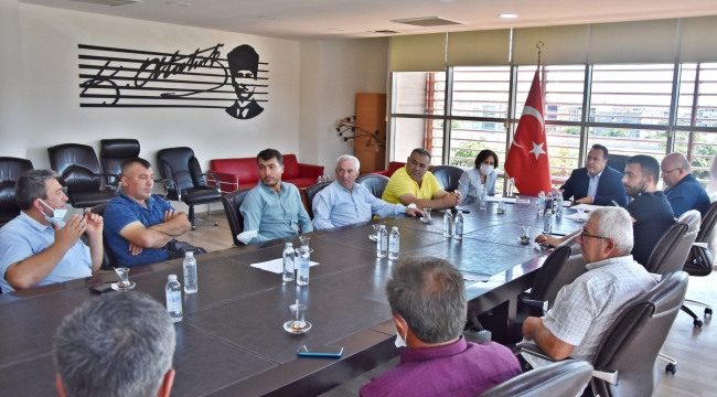 Muhtarlardan başkan Dutlulu'ya teşekkür ziyareti