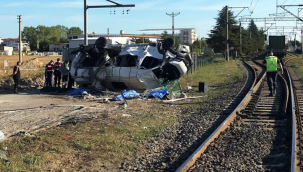 Tekirdağ'da tren kazası 6 ölü,6 yaralı