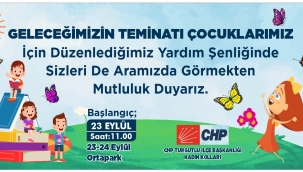 Turgutlu CHP ilçe kadın kollarından yoksul çocuklar için kermes