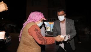 Üreticilere Alaşehir belediyesinde çorba ikramı