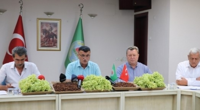 Üzüm fiyatına bir tepkide oda başkanlarından