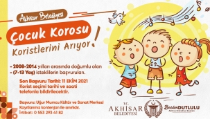 Akhisar belediyesi çocuk korosu kuruyor