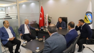 Başkan Bilgin esnafların başkanını ziyaret etti