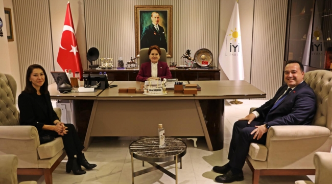Başkan Dutlulu Akşener'i ziyaret etti