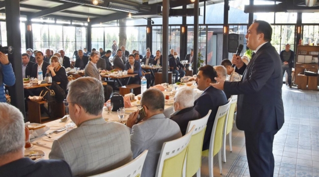 Başkan Dutlulu'nun konukları bu kez muhtarlar