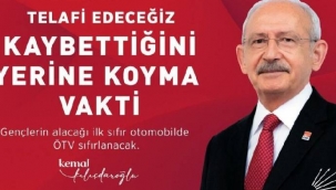 CHP'den "Telafi edeceğiz! kaybettiğini yerine koyma vakti" kampanyası