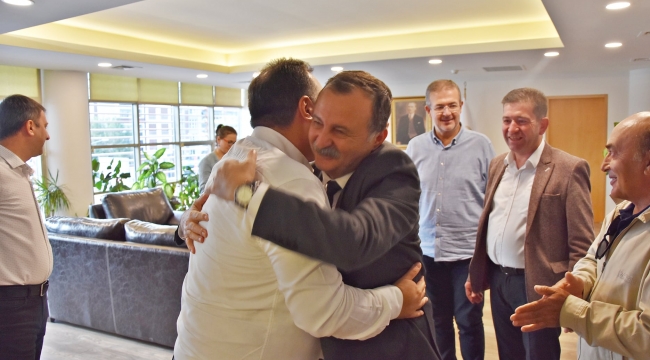 CHP'li başkanlar Dutlulu'yu ziyaret etti