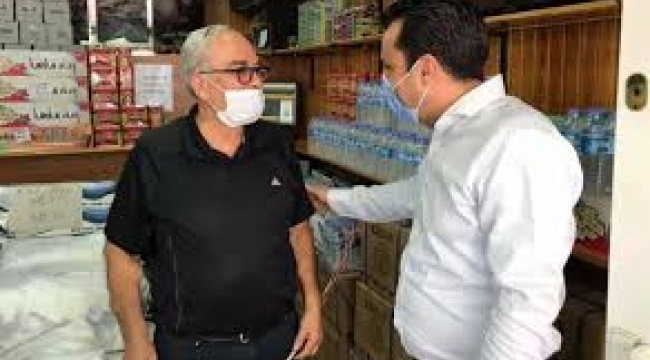 CHP'li vekil sustu esnaf konuştu
