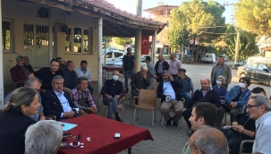 CHP'liler çöp sorunu yaşayan Caferbey mahallesinde