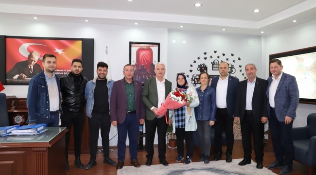 İyi Parti ilçe teşkilatı'ndan başkan Bilgin'e ziyaret