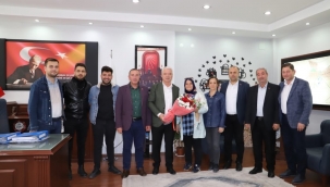 İyi Parti ilçe teşkilatı'ndan başkan Bilgin'e ziyaret
