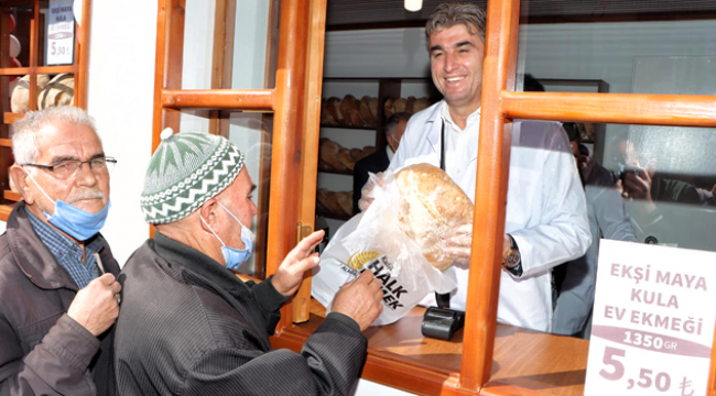 Kula belediyesi halk ekmek üretimine başladı