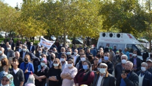 Salihli'de katı atık transfer istasyonu protestosu