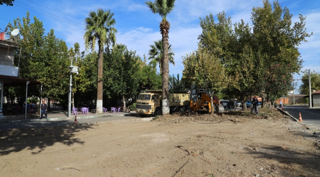 Saruhanlı yılmaz meydanı yenileniyor