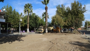 Saruhanlı yılmaz meydanı yenileniyor