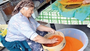 Şifa kaynağı kış çorbası tarhana hazırlıkları başladı