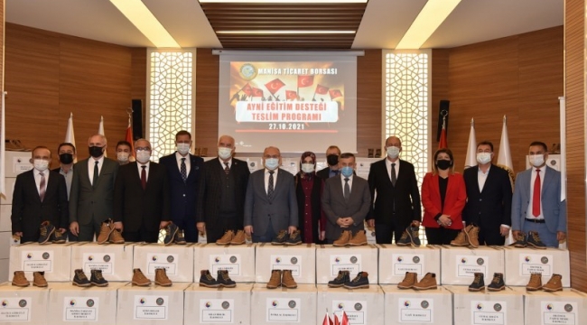 Yoksul öğrencilerin bu kış ayakları ısınacak