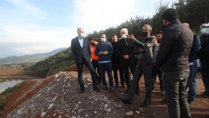 AKP il başkanı Hızlı barajda incelemede bulundu