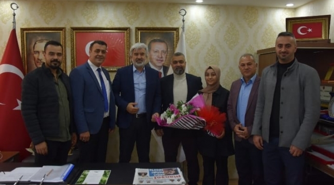 AKP il başkanı Sanayispor yöneticileri ile görüştü