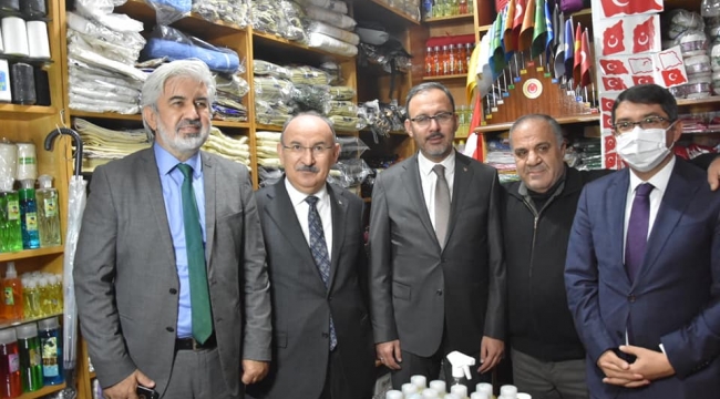 AKP'liler esnaf ziyaretinde