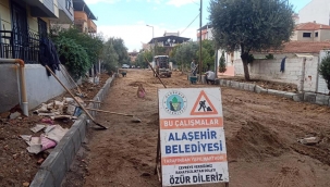 Alaşehir belediyesi mahallelerin eksiklerini tamamlıyor