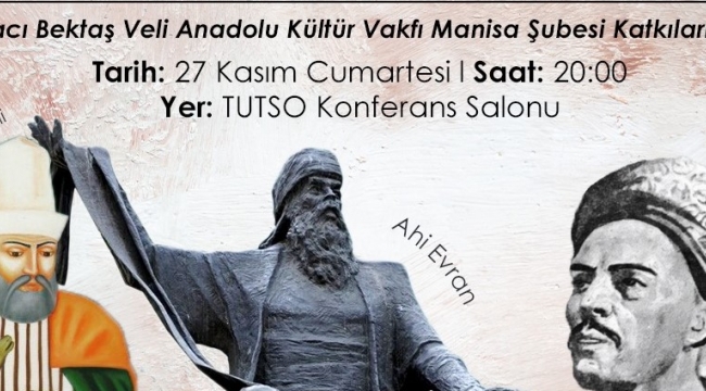 Anadolu bilgeleri "Üç Can Bir Cem" programıyla anılacak