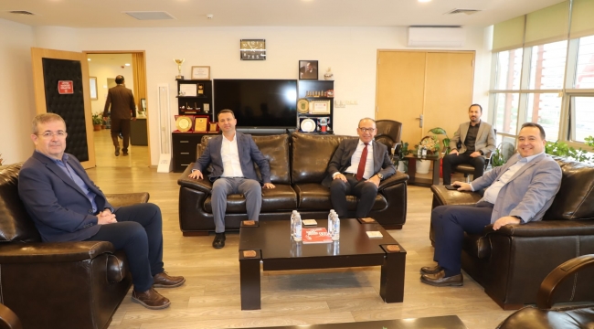 Başkan Akın'dan Başkan Dutlulu'ya ziyaret