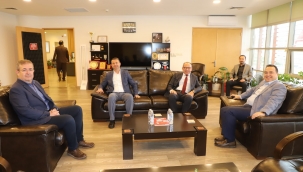 Başkan Akın'dan Başkan Dutlulu'ya ziyaret